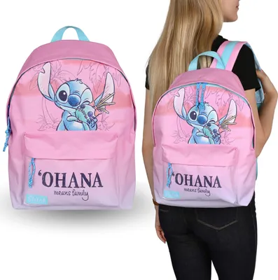 Produktbild von Rosa weicher SCHULRUCKSACK für Mädchen, GERÄUMIGER Reise-Rucksack 40x27x15cm