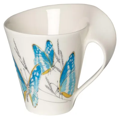 Zdjęcie produktu dla Villeroy & Boch NewWave, Pojedyńczy, 0,3 l, Niebieski, Biały, Żółty, Porcelana, Kawa, NewWave