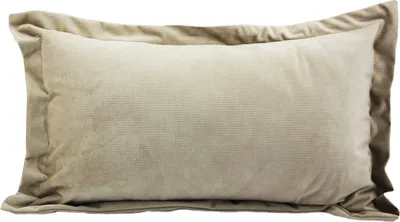 Produktbild von 2-Set SAMT KISSENBEZUG mit Stehsaum 40x60cm HELLBRAUN Kissenhülle Dekokissenbezug Sofakissen Zierkissen Velours