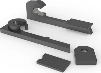 Produktbild von Joma-Tech Koppelhaken Merlo Bausatz 51,6x38x382mm