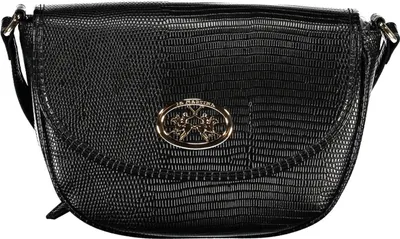 Produktbild von Schwarze Damentasche: Verstellbar, Kontrastelemente & Praktische Taschen