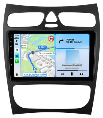 Immagine prodotto di 4+64GB autoradio Carplay per Mercedes CLK W209 C W203 dal 2002 Android Navi Bluetooth 4G LTE GPS DAB+