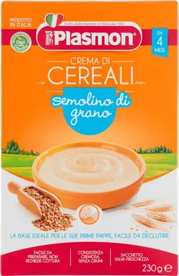 Produktbild von Plasmon cereali crema semolino