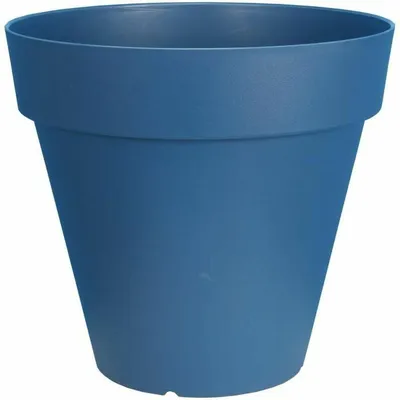Produktbild von Blumentopf der Serie Riviera in der Farbe Blau mit einem Durchmesser von 55 cm