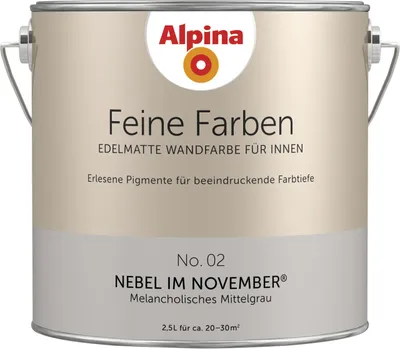 Produktbild von Alpina Feine Farben konservierungsmittelfrei Nebel im November 2,5 L