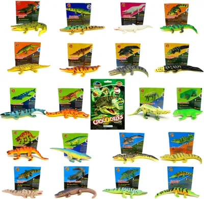 Produktbild von Blue Ocean Crocodiles Sammelfiguren 2025 - Planet Wow Figur - Alle 20 Figuren