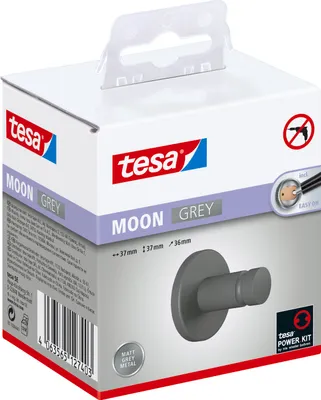 Immagine prodotto di tesa MOON GREY Handtuchhaken matt inkl. Klebelösung