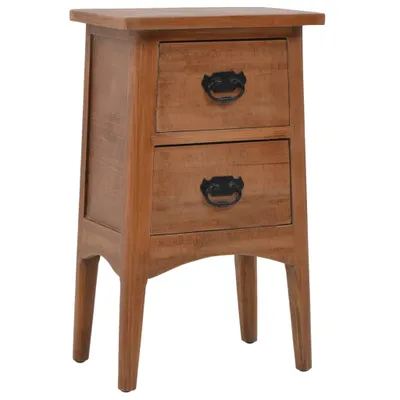 Obrázok produktu pre Nočný stolík z jedľového dreva 40x29x68 cm hnedý