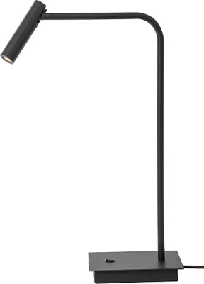 Produktbild von Nova Luce SICILY LED Tischleuchte Schwarz 3W Warmweiss 17x30x55cm 7140182