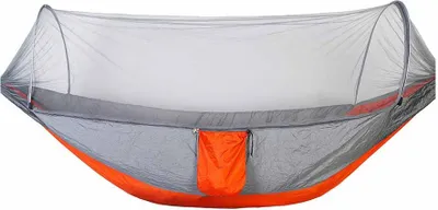 Produktbild von Automatische Schnellöffnung, Outdoor-Campinghängematte aus Nylongewebe für ein oder zwei Personen zum Campen