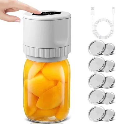 Obrázok produktu pre Vákuová zváračka – nabíjateľná cez USB – na uchovávanie potravín a fermentáciu