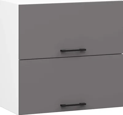 Produktbild von Akord Schrank Oliwia Weiß-Grau/Graphit 30X60X58 Cm