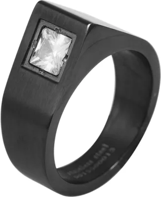 Produktbild von Akzent Damen-Ring aus Edelstahl