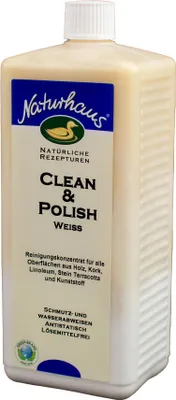 Produktbild von Naturhaus Clean and Polish mit Pflegeöl Weiß 1L