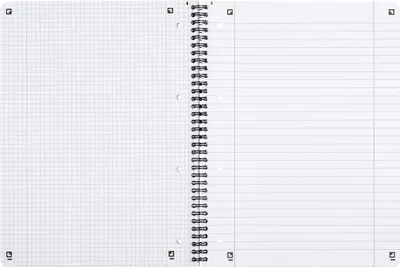 Productafbeelding van Oxford Touch collegeblokken, A4, geruit en gelinieerd, 80 bladen, 3 stuks