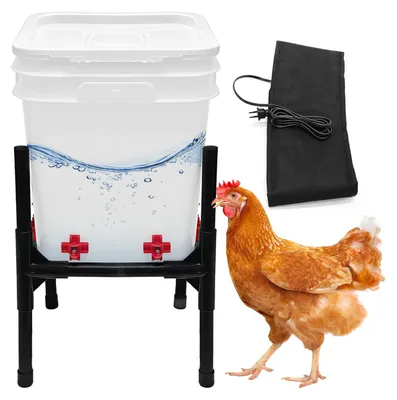 Obrázok produktu pre Napájačka pre hydinu 12 l, mrazuvzdorná, 8 misiek, automatický prívod vody, pre chov