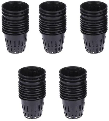 Produktbild von Unyqoos® 50 Anzuchttöpfe aus Kunststoff – belüftet, leicht & robust, ideal für Gemüse, Kräuter, Blumen und Sukkulenten