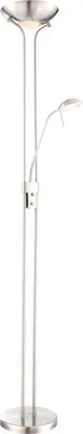 Produktbild von Globo Lighting Deckenfluter Metall Nickel matt, LED