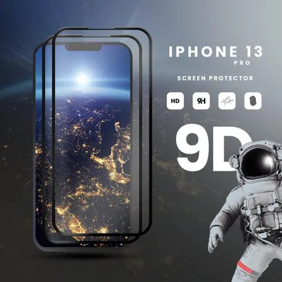 Zdjęcie produktu dla 2-pak iPhone 13 Pro Szkło ochronne na ekran - Szkło hartowane 9H - Super jakość 3D