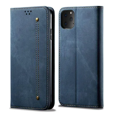 Obrázek produktu pro iPhone 11 Pro Pouzdro, Kožené Peněženkové Pouzdro s Magnetickým Uzavíráním a Pouzdro s Funkcí Stojánku pro iPhone 11 Pro modré