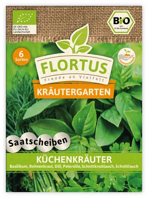 Artikelbild 2 von 'BIO Küchenkräuter (Saatscheiben)' aus der Kategorie Saatbänder & Saatplatten