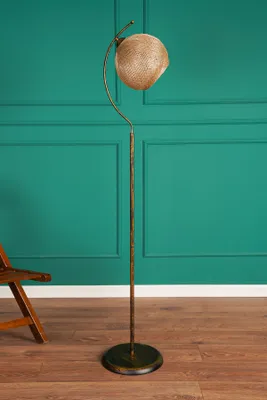 Image de Opviq, Povimento - Or, lampadaires, or, métal, 30 x 30 x 165 cm