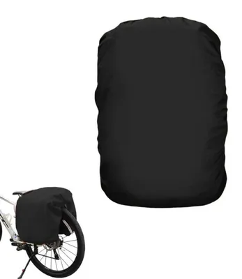 Immagine prodotto di Copertura impermeabile per borse da bicicletta, grado di protezione IPX6, pieghevole, colore nero, dimensioni 135x95 cm