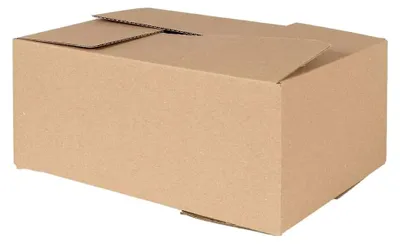 Produktbild von Faltbox mit Stauraum für 50 Teile, Natur, 35 x 24 x 15 cm, Karton, 10,53 kg
