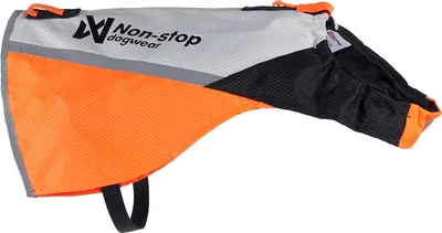 Produktbild von Non-stop dogwear Sicherheitsweste Protector Cover 2.0 weiß/schwarz/orange, Größe: XL