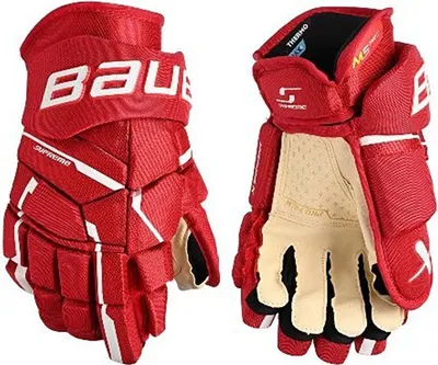 Obrázok produktu pre Rukavice Bauer Supreme M5 Pro Senior červené 14 palcov