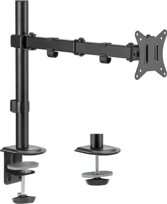 Immagine prodotto di SENSE7 FLOAT ARM Supporto per monitor 1 monitor da 17-32 pollici VESA 100x100 mm Braccio orientabile e regolabile in altezza Supporto da tavolo per schermo PC
