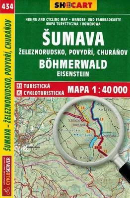 Productafbeelding van Wandelkaart Tsjechië, Šumava - Zeleznorudsko, Povydri, Churanov, schaal 1:40.000