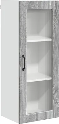 Produktbild von Geschirrspülerfront mit Regal Graues Sonoma 40 x 31 x 100 cm