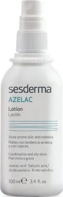 Produktbild von Sesderma Azelac, Lotion, Unisex, Feuchtigkeitsspendend, Glättend, Weichmachend, Mischhaut, ölige Haut, 100 ml, Spray