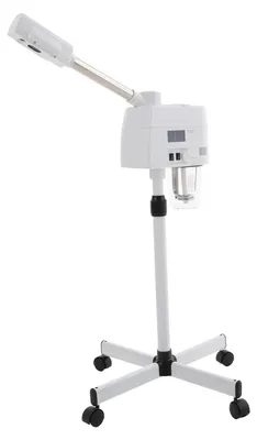 Produktbild von Gesichtsbedampfer - Gesichtssauna - Heiß- & Kaltnebel 750 ml - 360° drehbar - Tiefenhydration & Porenreinigung - 220 V - Weiß