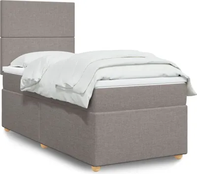 Produktbild von Maison Exclusive - Boxspringbett mit Matratze Taupe 90x200 cm Stoff