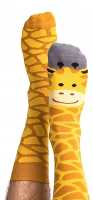 Produktbild von Nanushki Gigi Giraffe Bunte Baumwollsocken 36-39