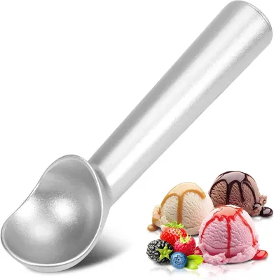 Produktbild von Eisportionierer - 17,8 cm - Aluminium - Spülmaschinenfest - Silberfarben