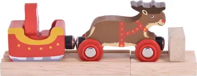 Produktbild von Weihnachtsmannschlitten mit Rentier