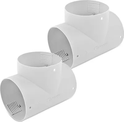 Produktbild von 2x T Stück für Warmluftrohre Truma Grau für 65 mm TS für Wohnwagen & Wohnmobil