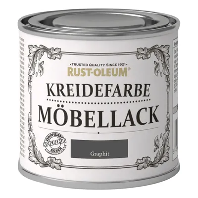 Produktbild von Rust Oleum Shabby Kreidefarbe Möbellack Graphit mattes Finish 125ml