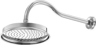 Produktbild von Steinberg Serie 350 Kopfbrauseset, rund, mit Brausearm, Wandmontage, 3501680