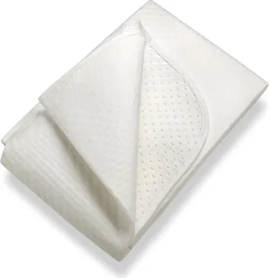 Productafbeelding van Famanu matrasbeschermer Classic met nopjes - 90 x 200 cm - Wit