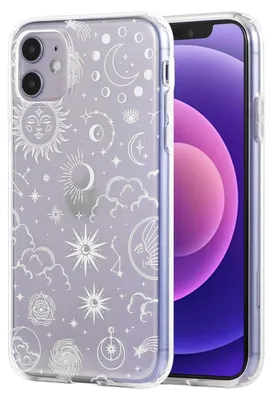 Produktbild von Hülle für Apple iPhone 11 6,1 Zoll, solides Silikon, transparente Rückseite, Himmelblau