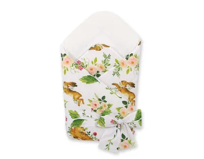 Image de Écharpe de portage pour bébé, douce et double face, avec des liens - dans la forêt