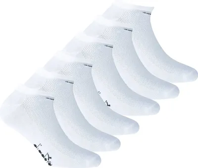 Produktbild von Diadora Uni Sneaker Socken, 6er Pack - Socken, Mercerisierte Baumwolle, Logo, einfarbig Weiß 39-42