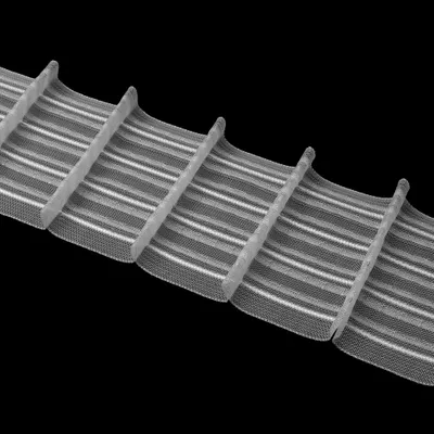 Produktbild von Gardinenband 10m Bleistiftfalte Transparent-90mm 1:1.5 Kräuselband Faltenband