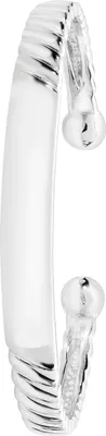Produktbild von Wunderschöner 925 Sterling Silber Baby - Torque Armreif - 6mm, 7 Gramm; TRS22117