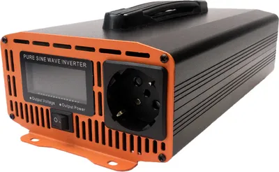 Produktbild von HOULI Power Inverter Spannungswandler von 12V auf 230V, 1300W/2600W, reine Sinuswelle, 1 Steckdose