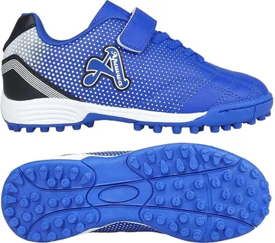 Produktbild von Jungen Multinocken Sportschuhe Klettverschluss Fußballschuhe Coria Blau Gr.37